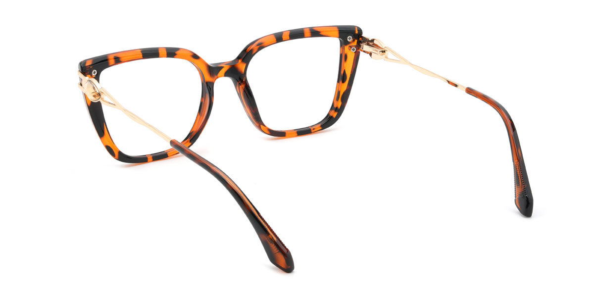 Tortoiseshell Mafalda Glasses - Rectangle Glasses
