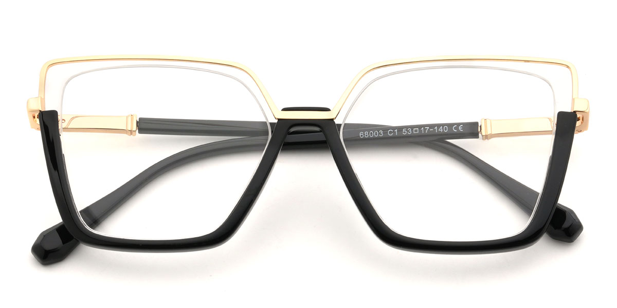 Black Ameilia Glasses - Cat Eye Glasses