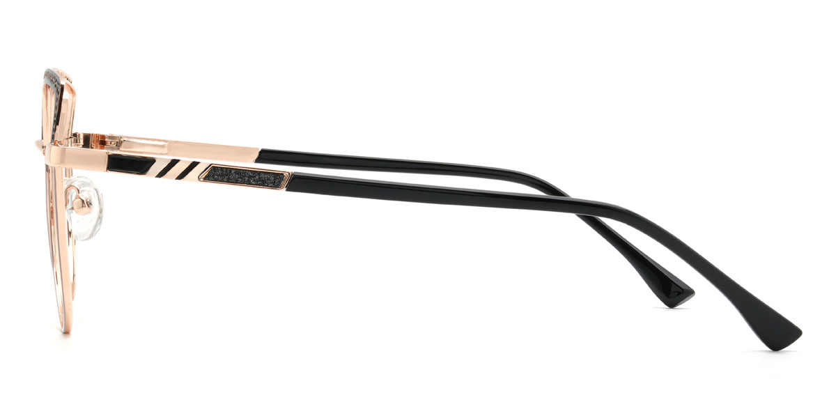 Black Ellouise Glasses - Cat Eye Glasses