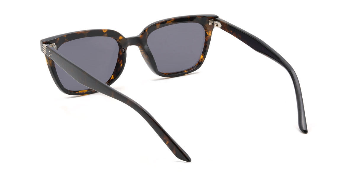 Tortoiseshell Grey Govind Glasses - Rectangle Sunglasses