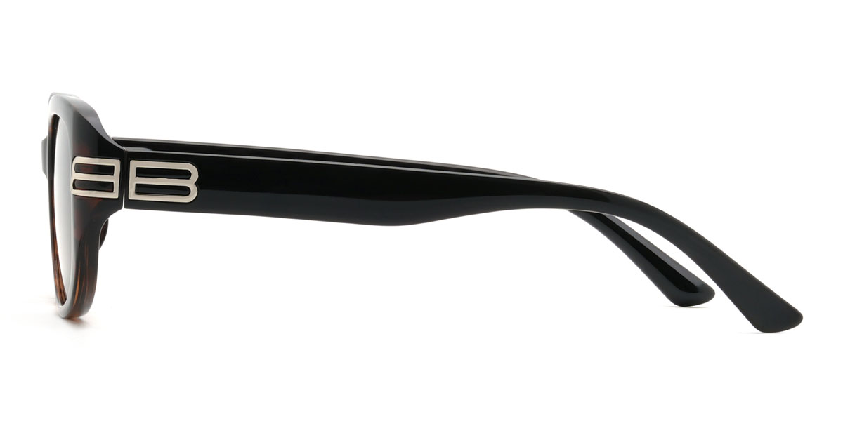 Écaille de tortue Gris Kennan Lunettes - Rectangle Sunglasses