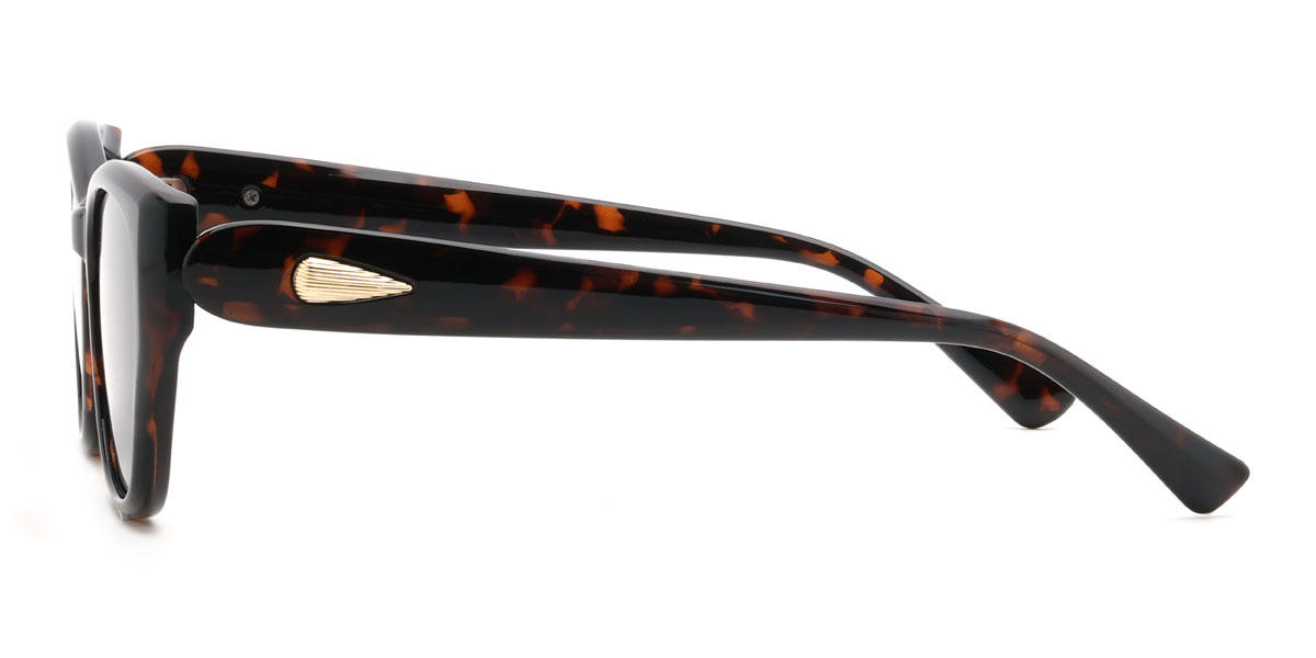 Tortoiseshell Grey Athanasius Glasses - Rectangle Sunglasses