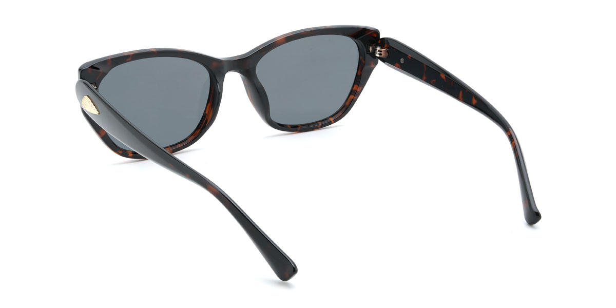 Tortoiseshell Grey Athanasius Glasses - Rectangle Sunglasses
