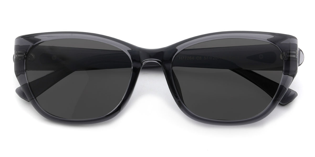Grey Grey Athanasius Glasses - Rectangle Sunglasses