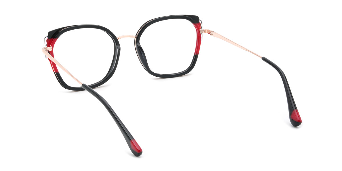 Black Emmeri Glasses - Square Glasses