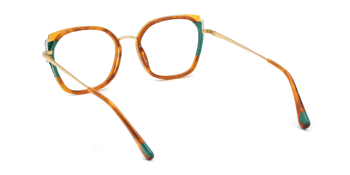 Brown Tortoiseshell Emmeri Glasses - Square Glasses
