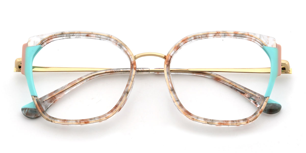 Rosa Schildpatt Emmeri Brille - Square Glasses