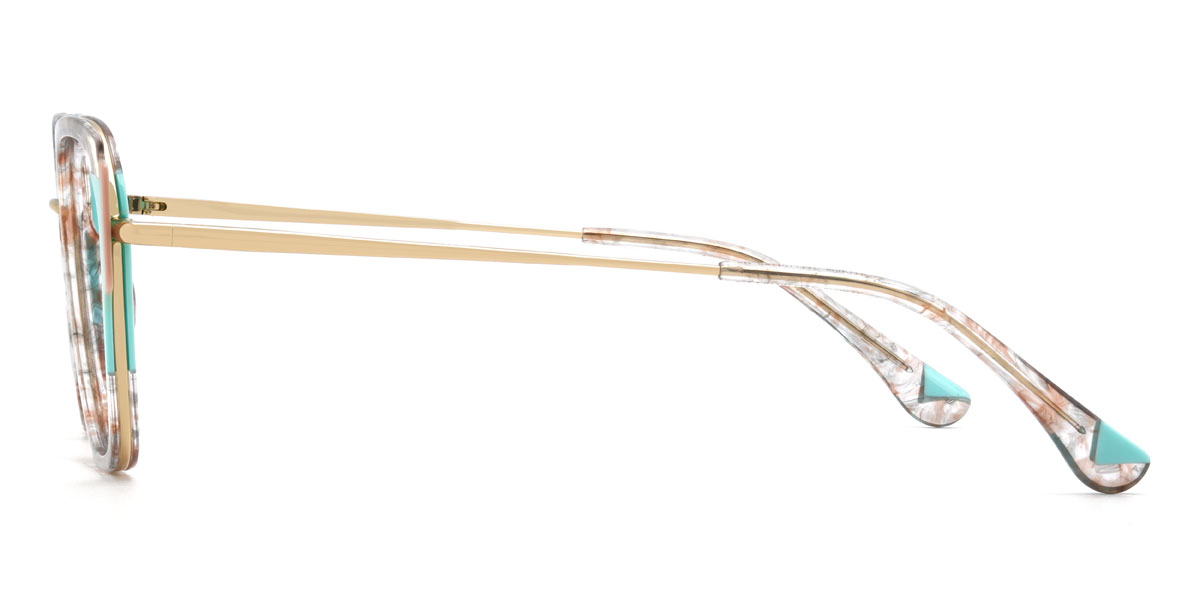 Rosa Schildpatt Emmeri Brille - Square Glasses