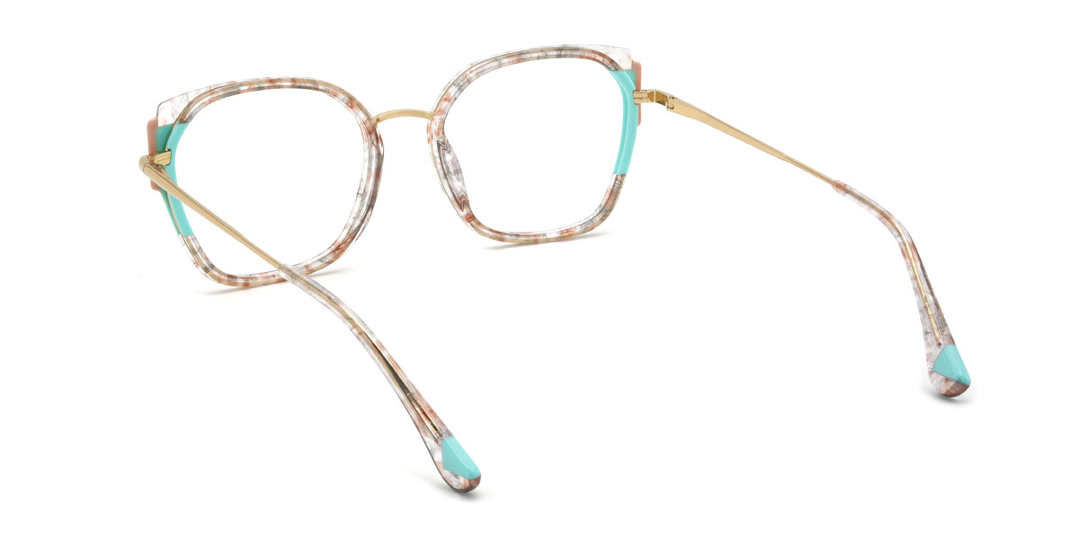 Rosa Schildpatt Emmeri Brille - Square Glasses