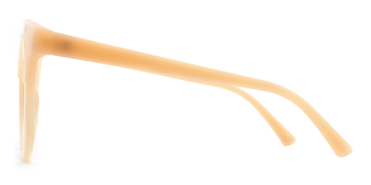 Cream White Lucrecia Glasses - Round Glasses