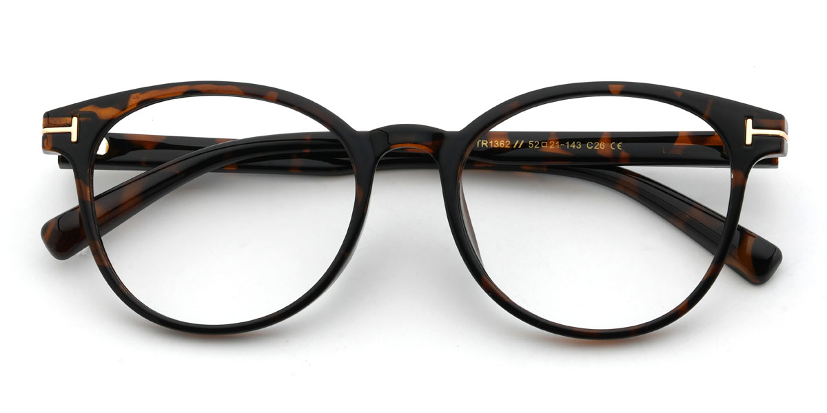 Tortoiseshell Norina Glasses - Oval Glasses