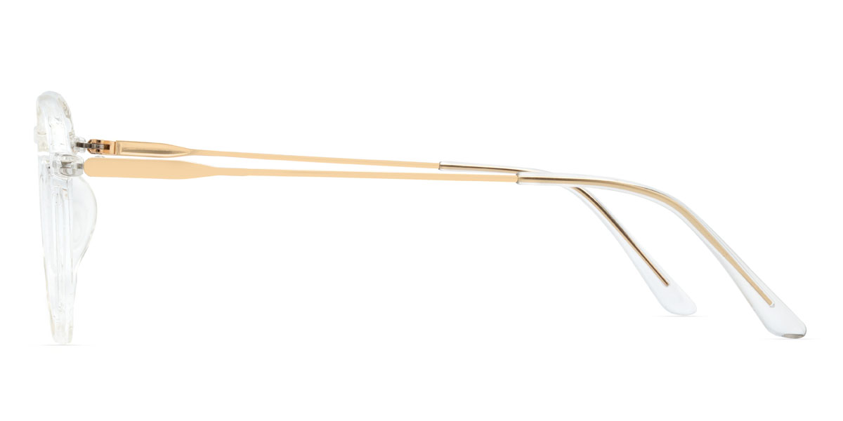 Clear Medeea Glasses - Oval Glasses