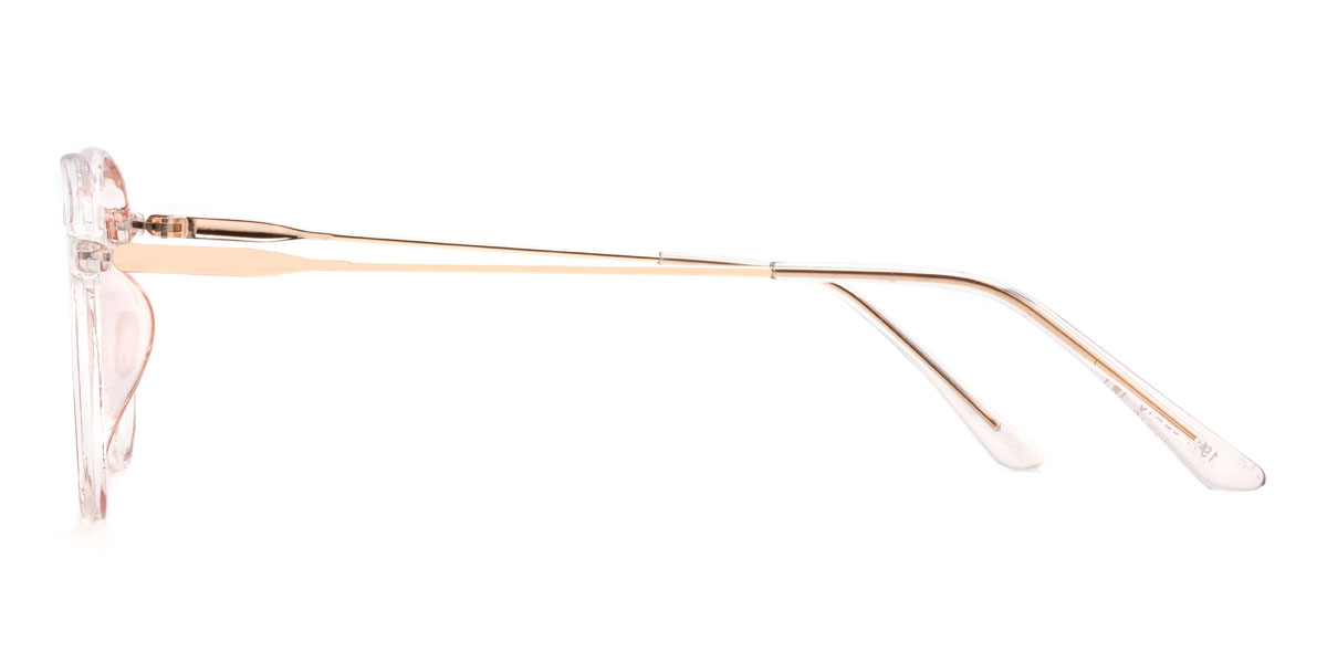 Light Pink Medeea Glasses - Oval Glasses