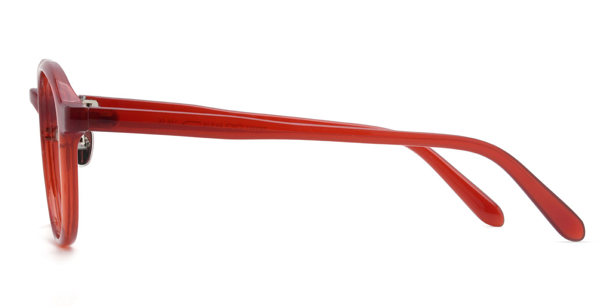 Red Rohini Glasses - Oval Glasses