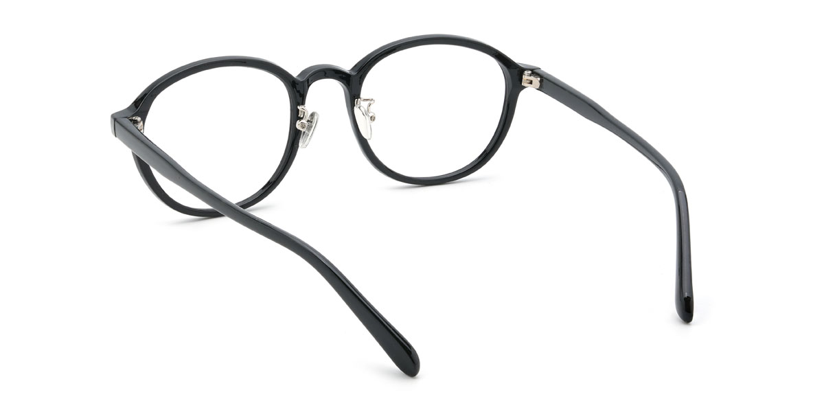 Black Rohini Glasses - Oval Glasses