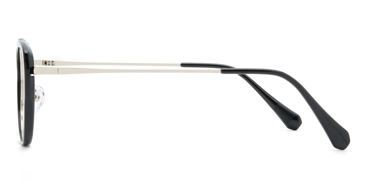 Black Silver Marilla Glasses - Cat Eye Glasses