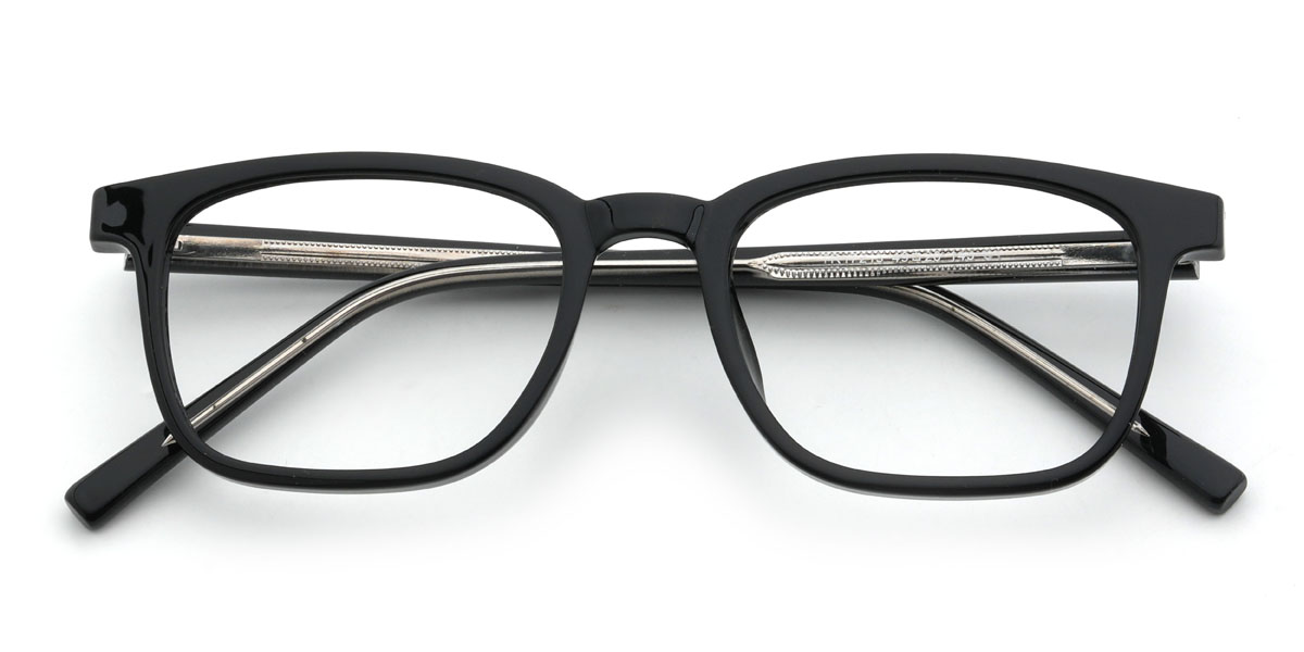 Black Patterson Glasses - Rectangle Glasses