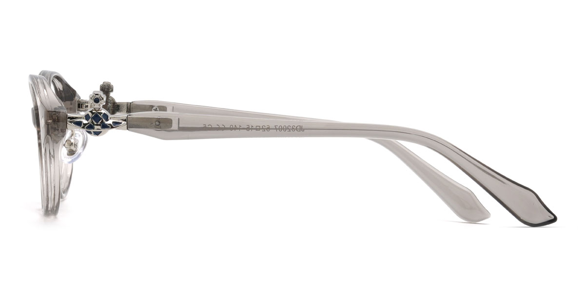 Grey Thayne Glasses - Oval Glasses