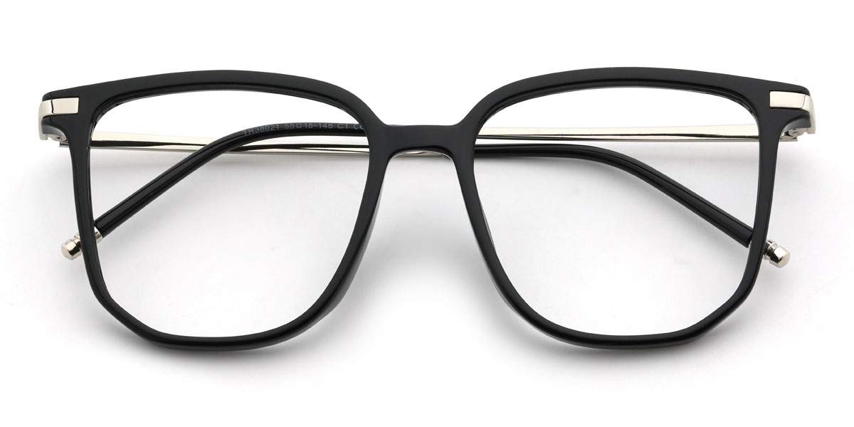 Black Martel Glasses - Square Glasses
