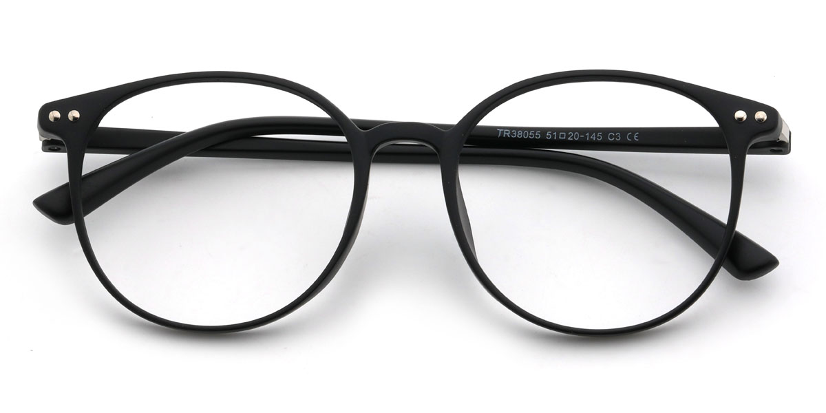 Black Deacon Glasses - Oval Glasses