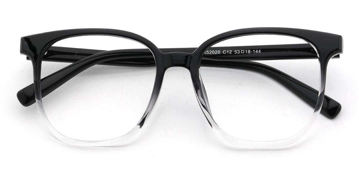 Black Clear Zico Glasses - Square Glasses