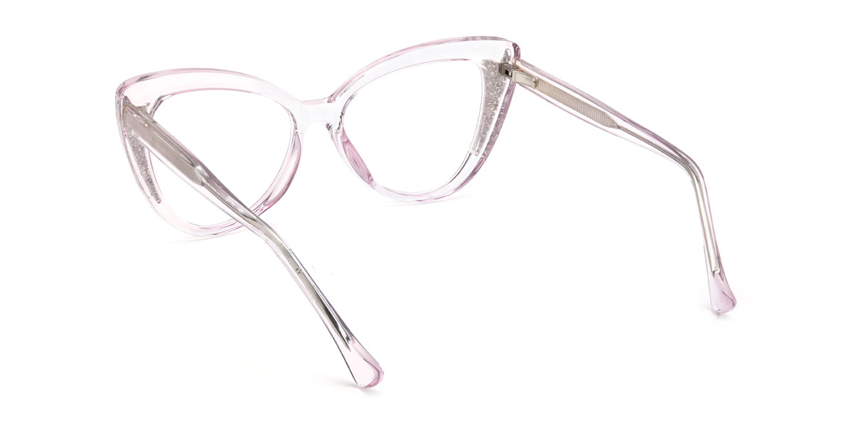 Light Pink Prerna Glasses - Cat Eye Glasses