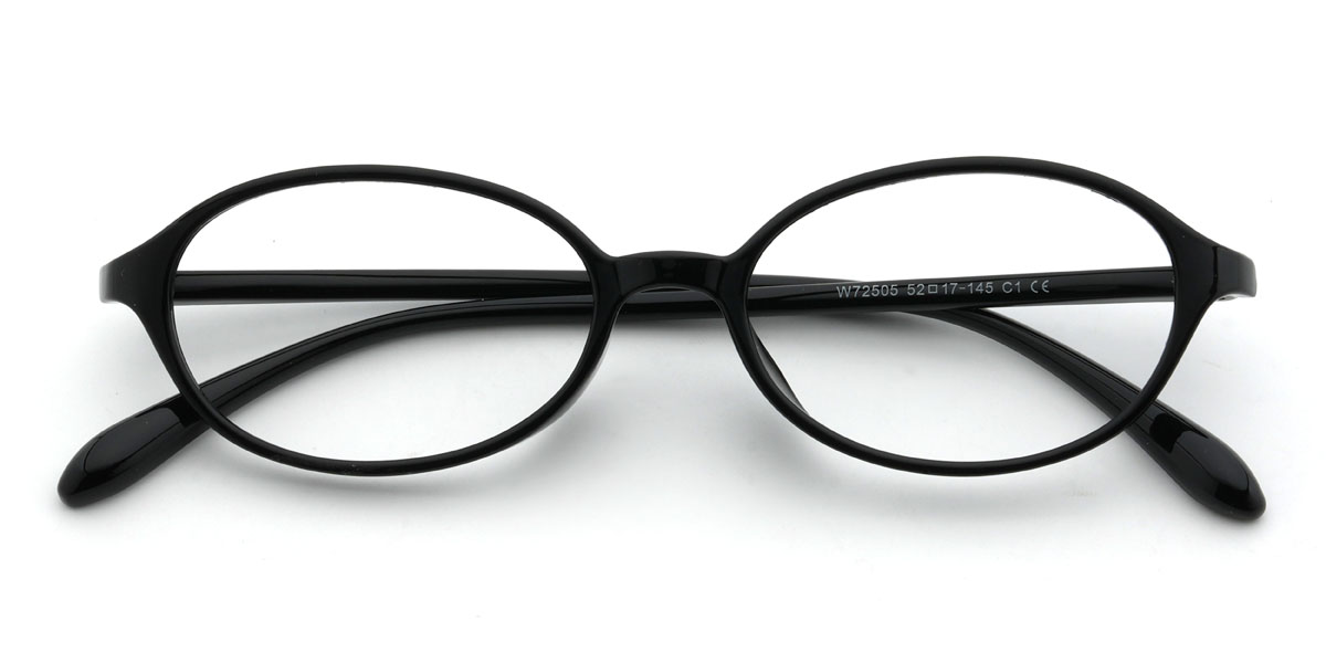 Black Florence Glasses - Oval Glasses