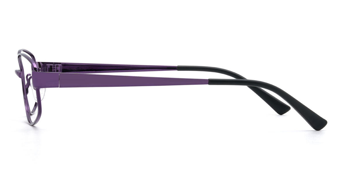 Purple Cipriano Glasses - Rectangle Glasses