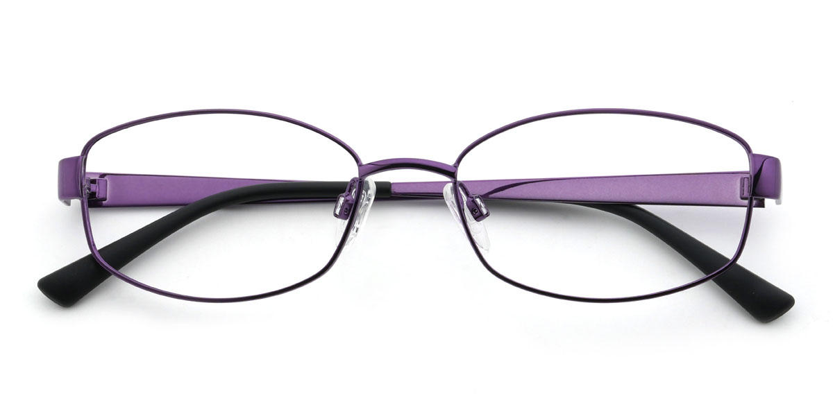 Purple Cipriano Glasses - Rectangle Glasses