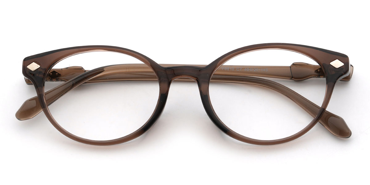 Brown Ricky Glasses - Oval Glasses
