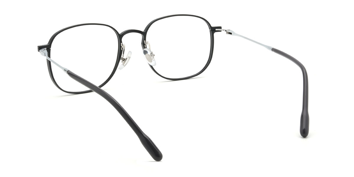 Black Maranda Glasses - Oval Glasses