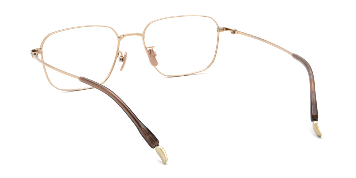 Gold Natsumi Glasses - Rectangle Glasses