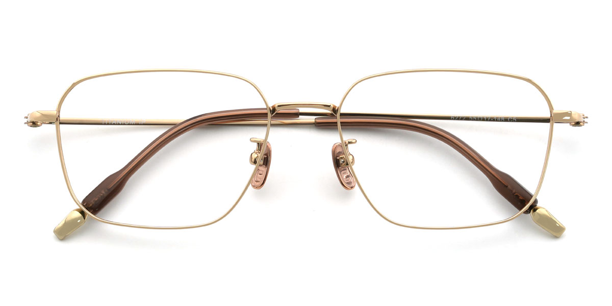 Gold Natsumi Glasses - Rectangle Glasses