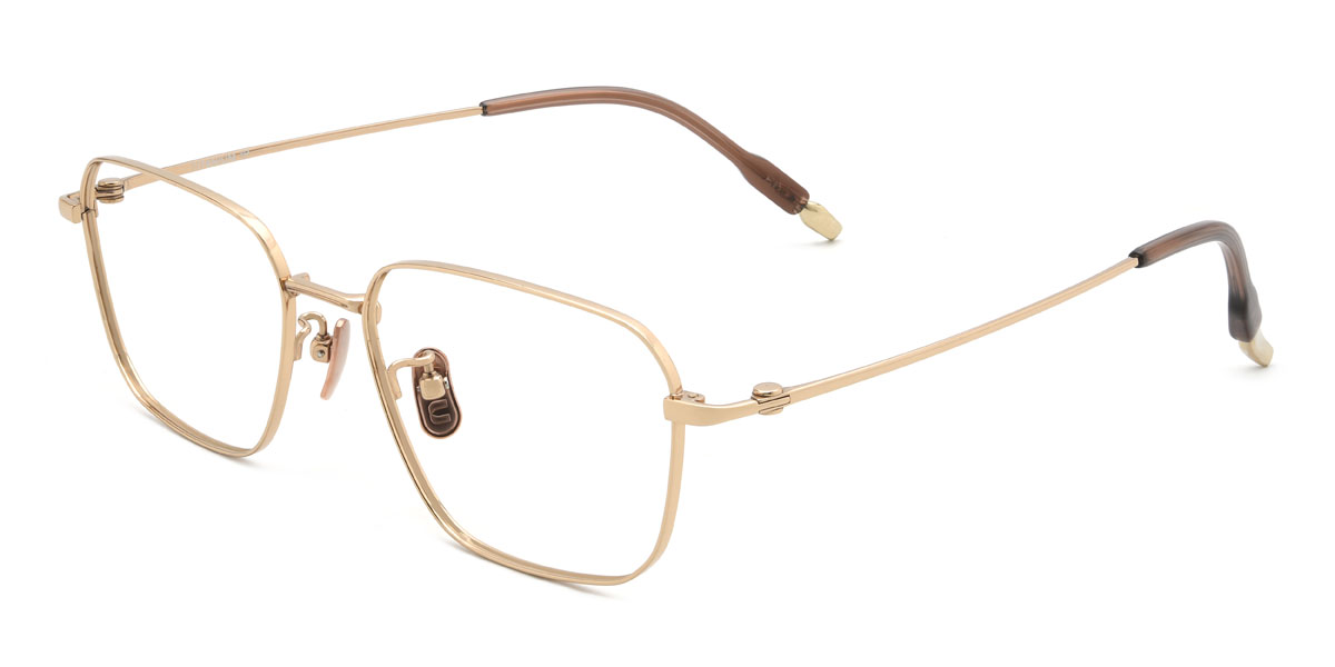 Gold Natsumi Glasses - Rectangle Glasses