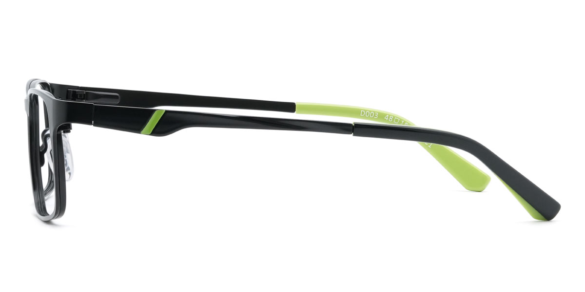 Black Braiden Glasses - Rectangle Glasses