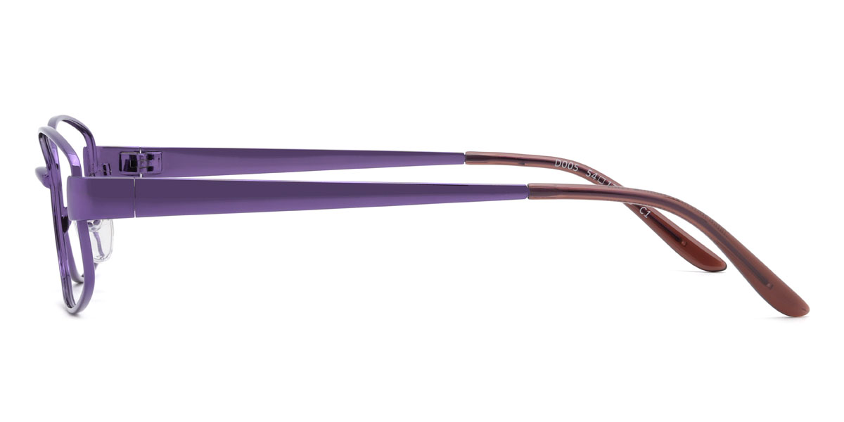 Purple Sianna Glasses - Rectangle Glasses