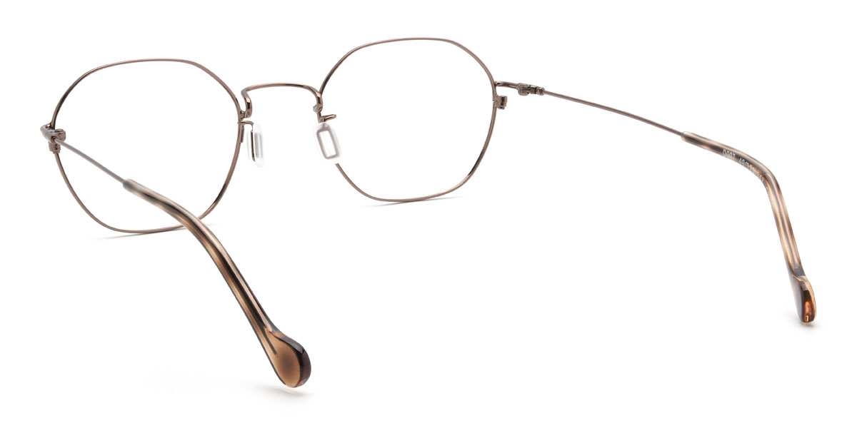 Light Brown Natanael Glasses - Oval Glasses