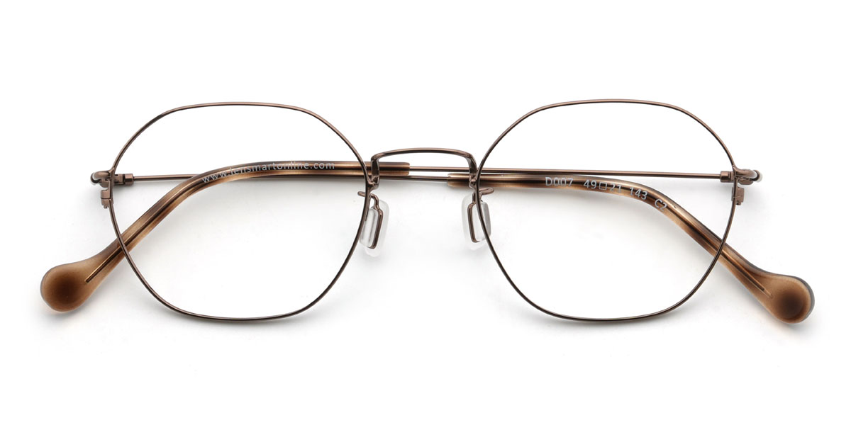 Light Brown Natanael Glasses - Oval Glasses