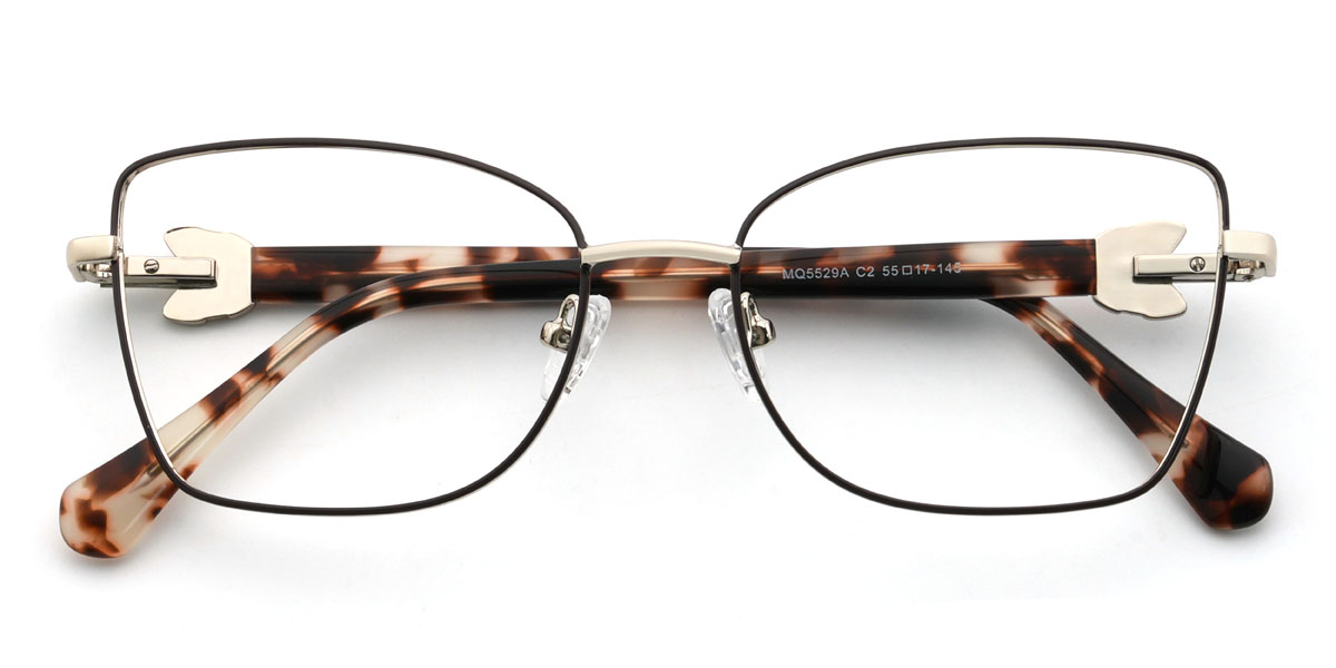 Brown Riani Glasses - Rectangle Glasses
