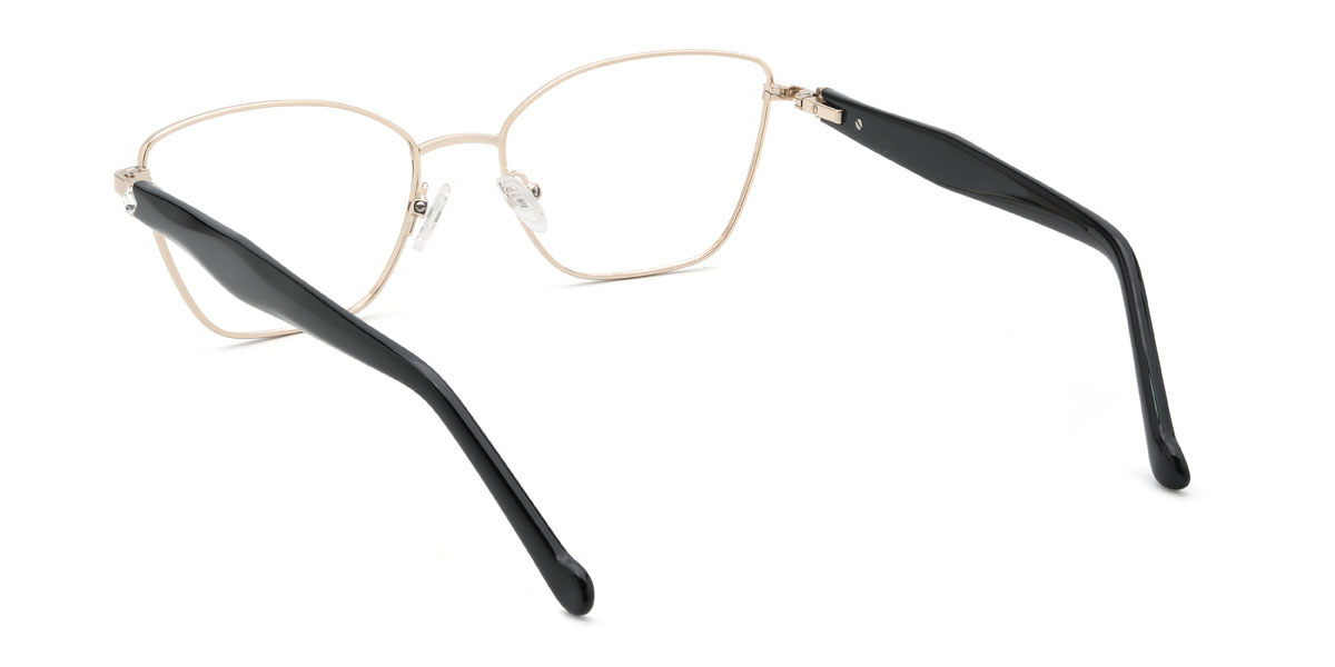 Black Shamika Glasses - Cat Eye Glasses