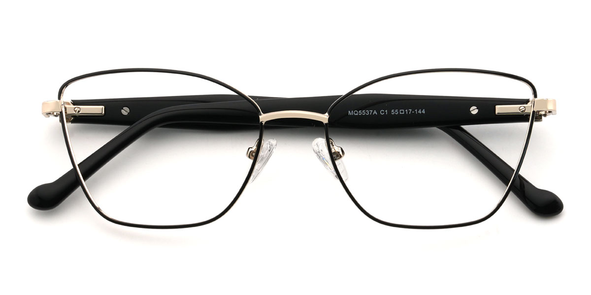 Black Shamika Glasses - Cat Eye Glasses