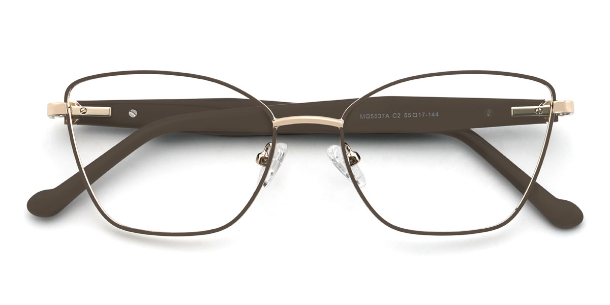 Brown Shamika Glasses - Cat Eye Glasses