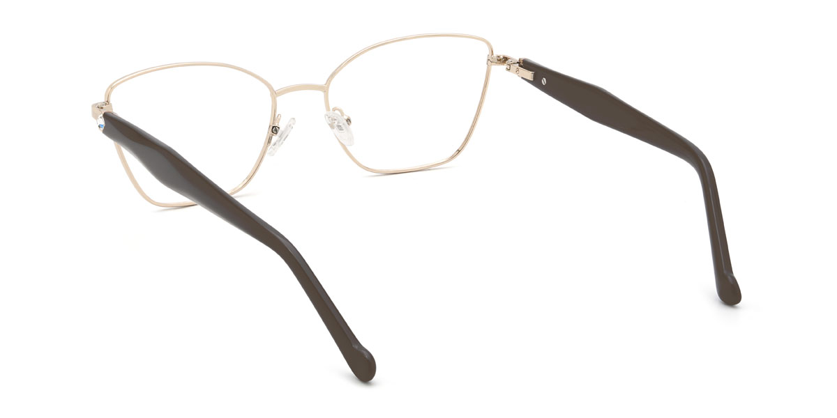 Brown Shamika Glasses - Cat Eye Glasses
