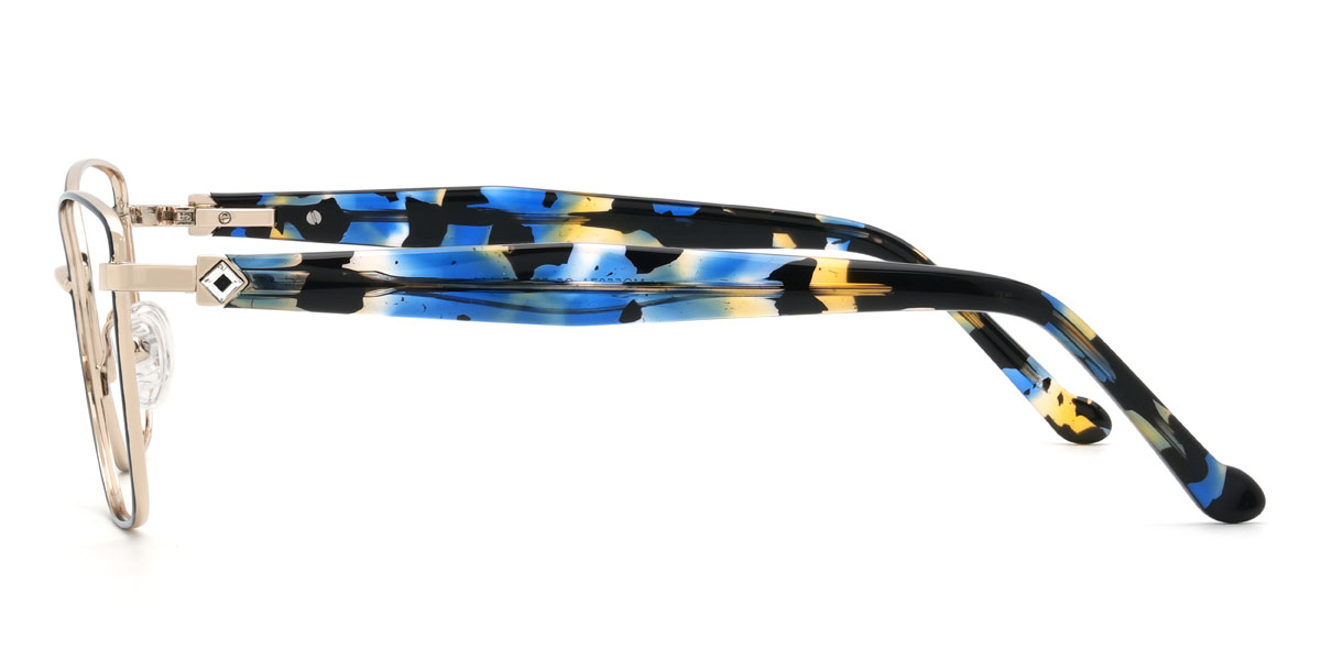 Blue Shamika Glasses - Cat Eye Glasses