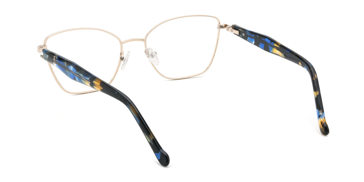 Blue Shamika Glasses - Cat Eye Glasses