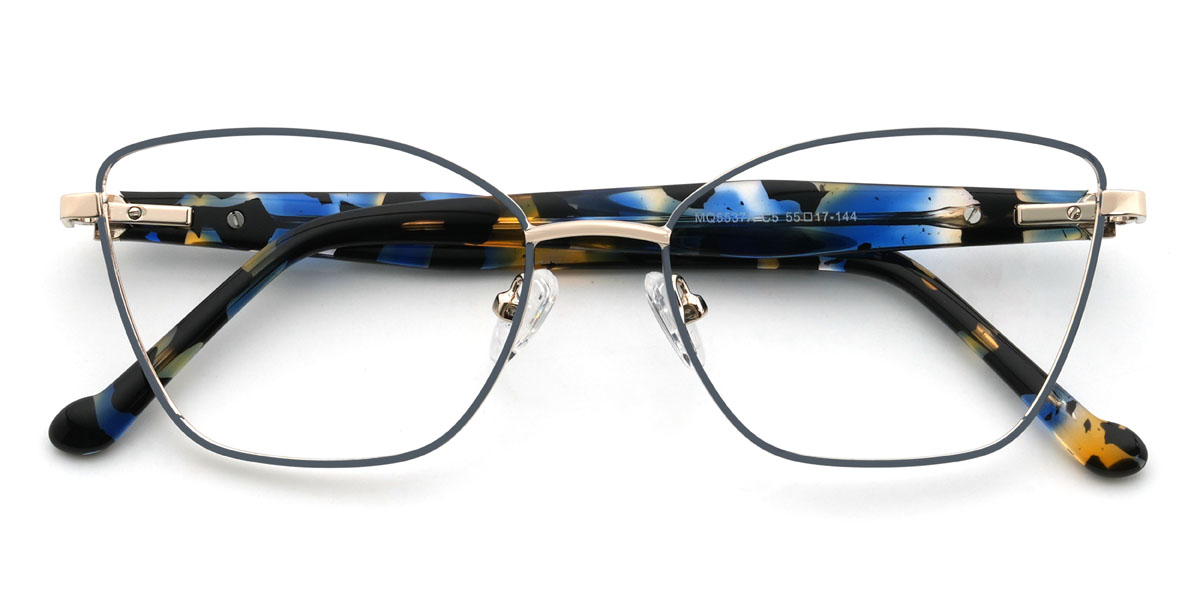 Blue Shamika Glasses - Cat Eye Glasses