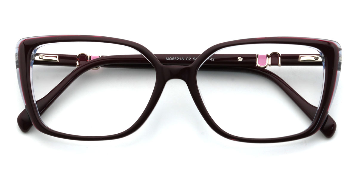 Jujube Red Vanisha Glasses - Rectangle Glasses