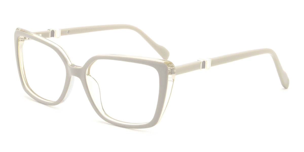 Grey Vanisha Glasses - Rectangle Glasses