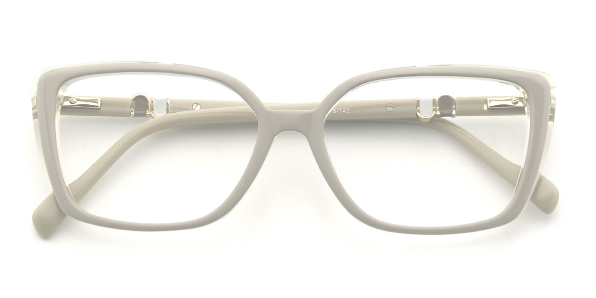 Grey Vanisha Glasses - Rectangle Glasses