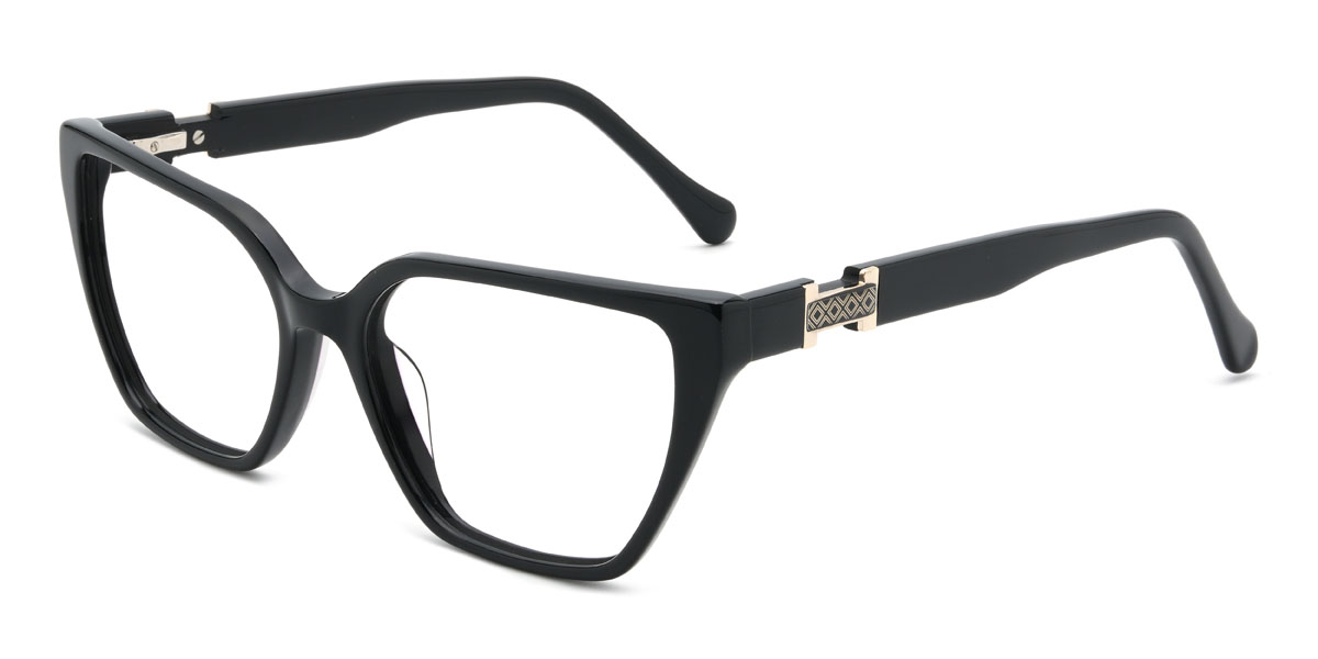 Black Zuleika Glasses - Cat Eye Glasses